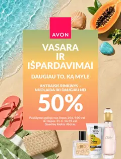 AVON parduotuvės leidinio AVON leidinys - Vasara ir išpardavimai galiojančio nuo 2026.07.24 peržiūra