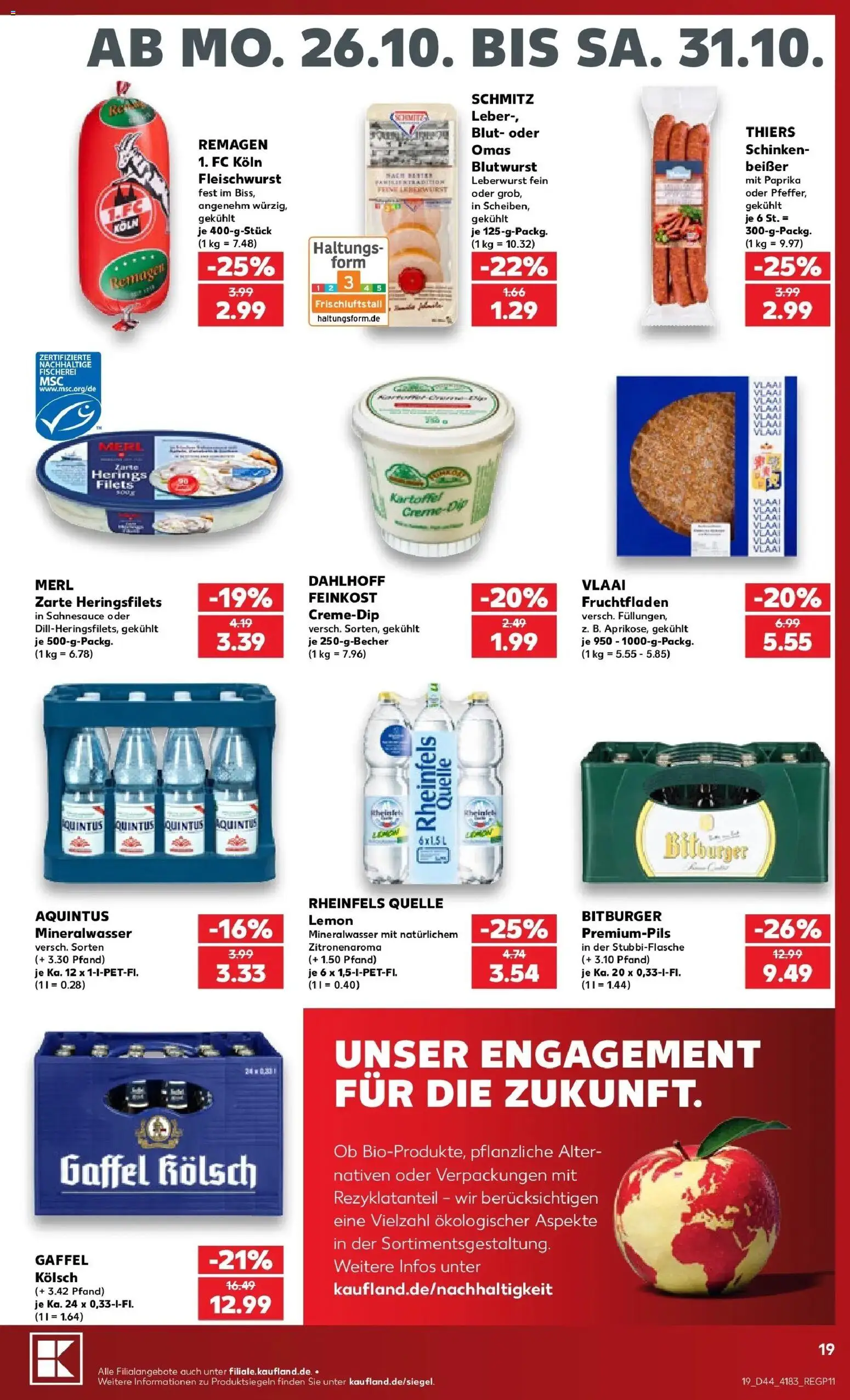 Vorschau von dem Prospekt des Geschäftes Kaufland, gültig ab dem 26.10.2026