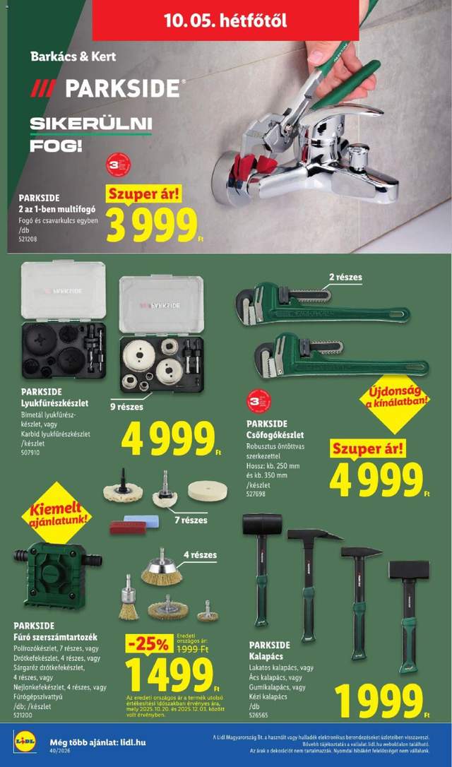 Új Lidl akciós újság 10.01.
