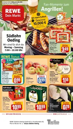 Vorschau von dem Prospekt des Geschäftes Rewe, gültig ab dem 21.06.2026