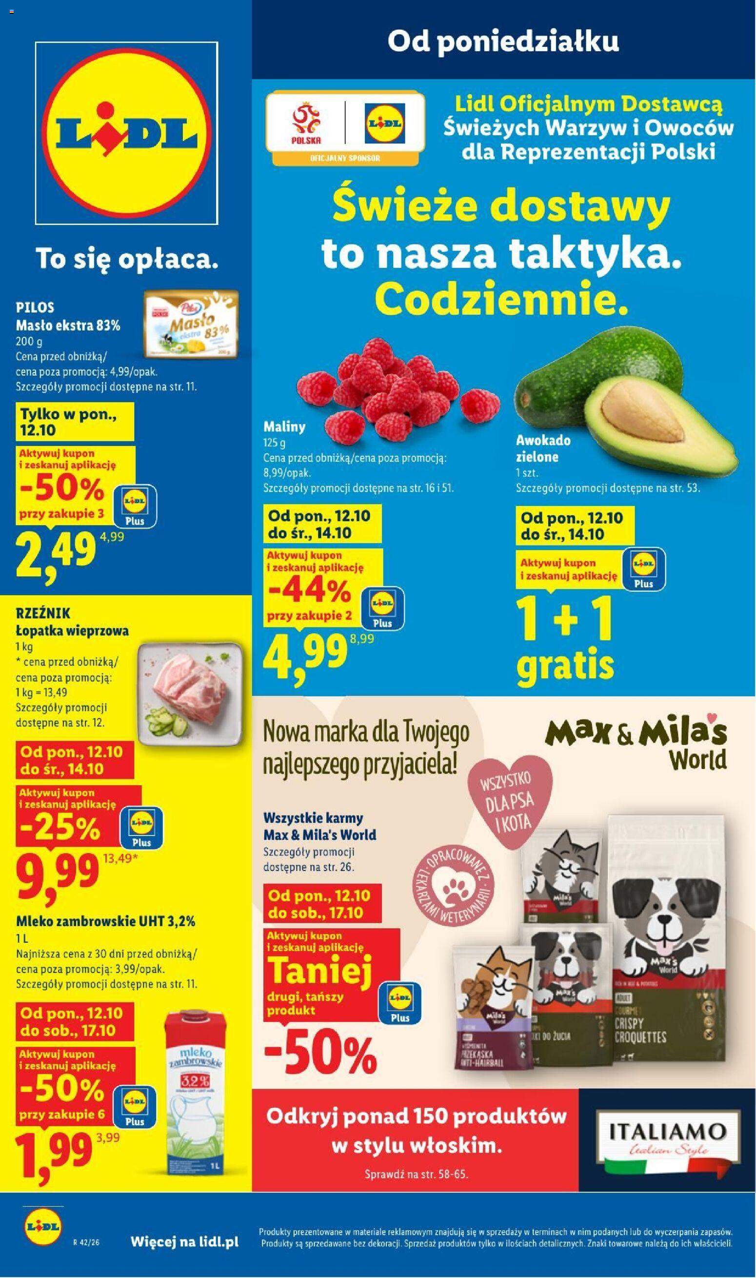 Nowa gazetka Lidl 12.10.