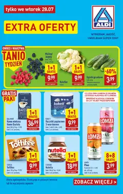 Pogląd gazetki "Aldi gazetka - Extra oferta" ze sklepu Aldi ważnej od 28.07.2026