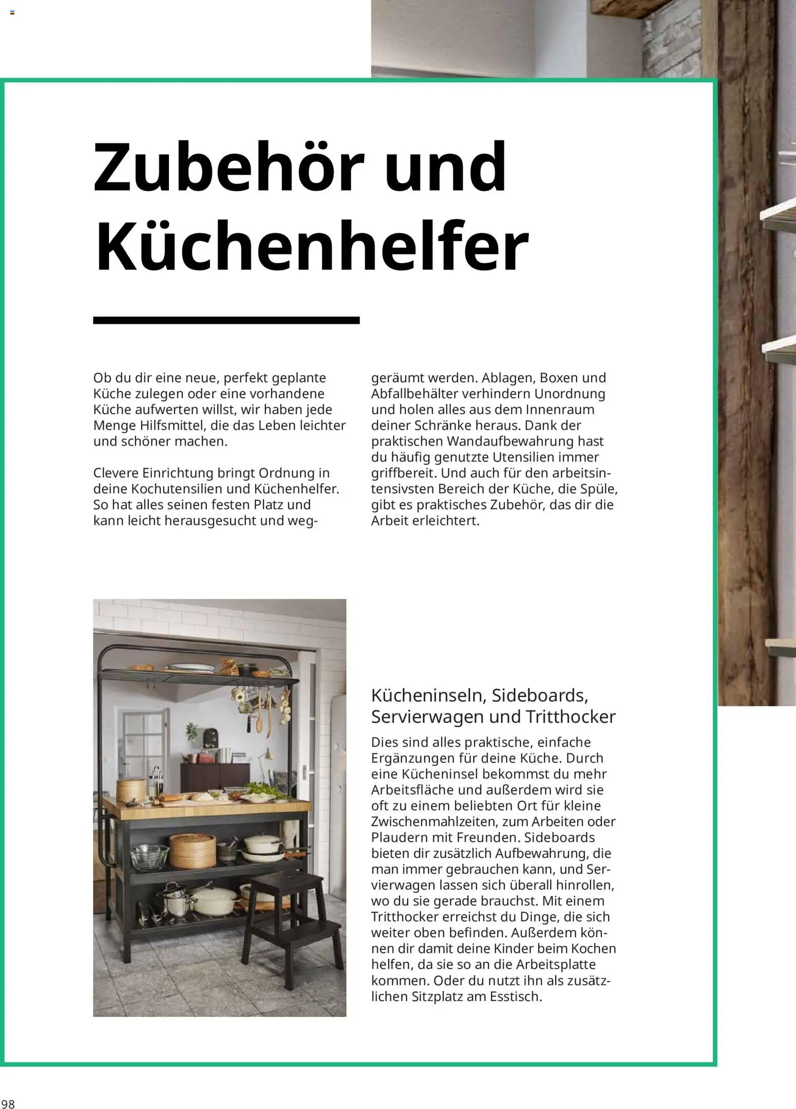 Vorschau von dem Prospekt des Geschäftes Ikea, gültig ab dem 16.09.2026 - Küche, Servierwagen