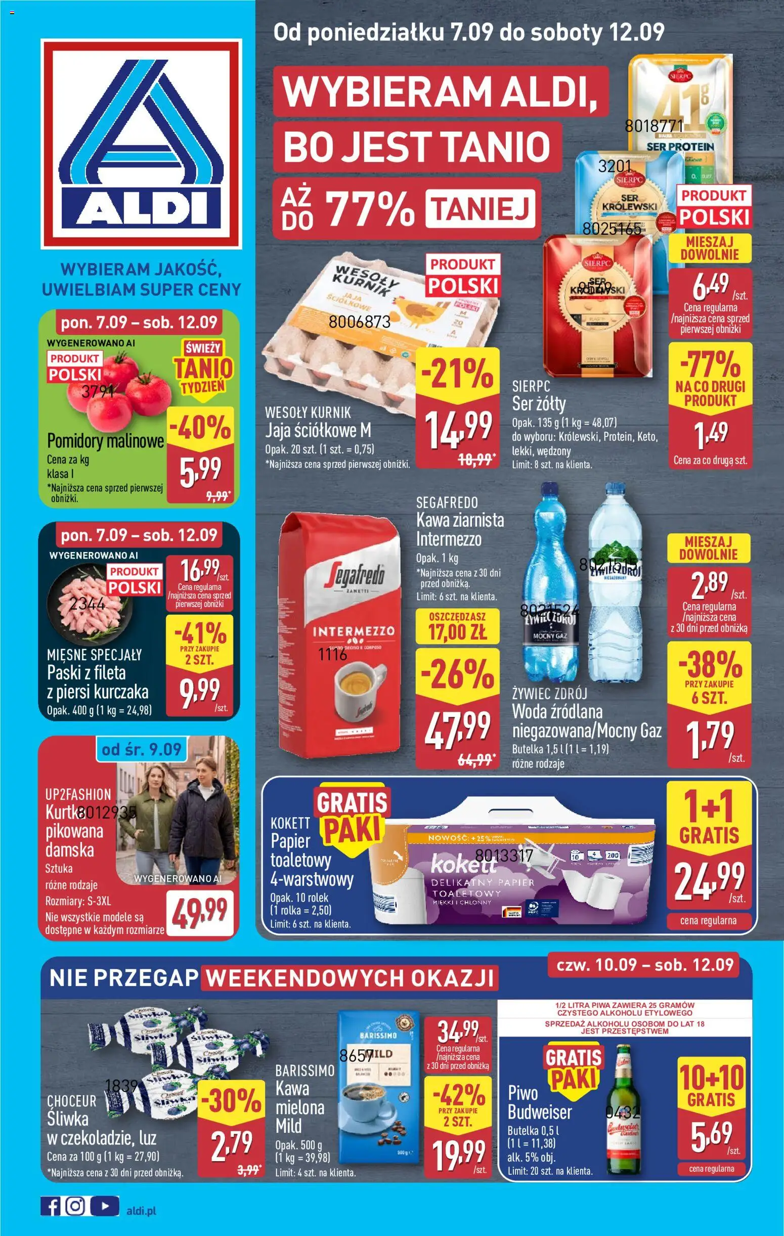 Pogląd gazetki "Aldi gazetka" ze sklepu Aldi ważnej od 07.09.2026