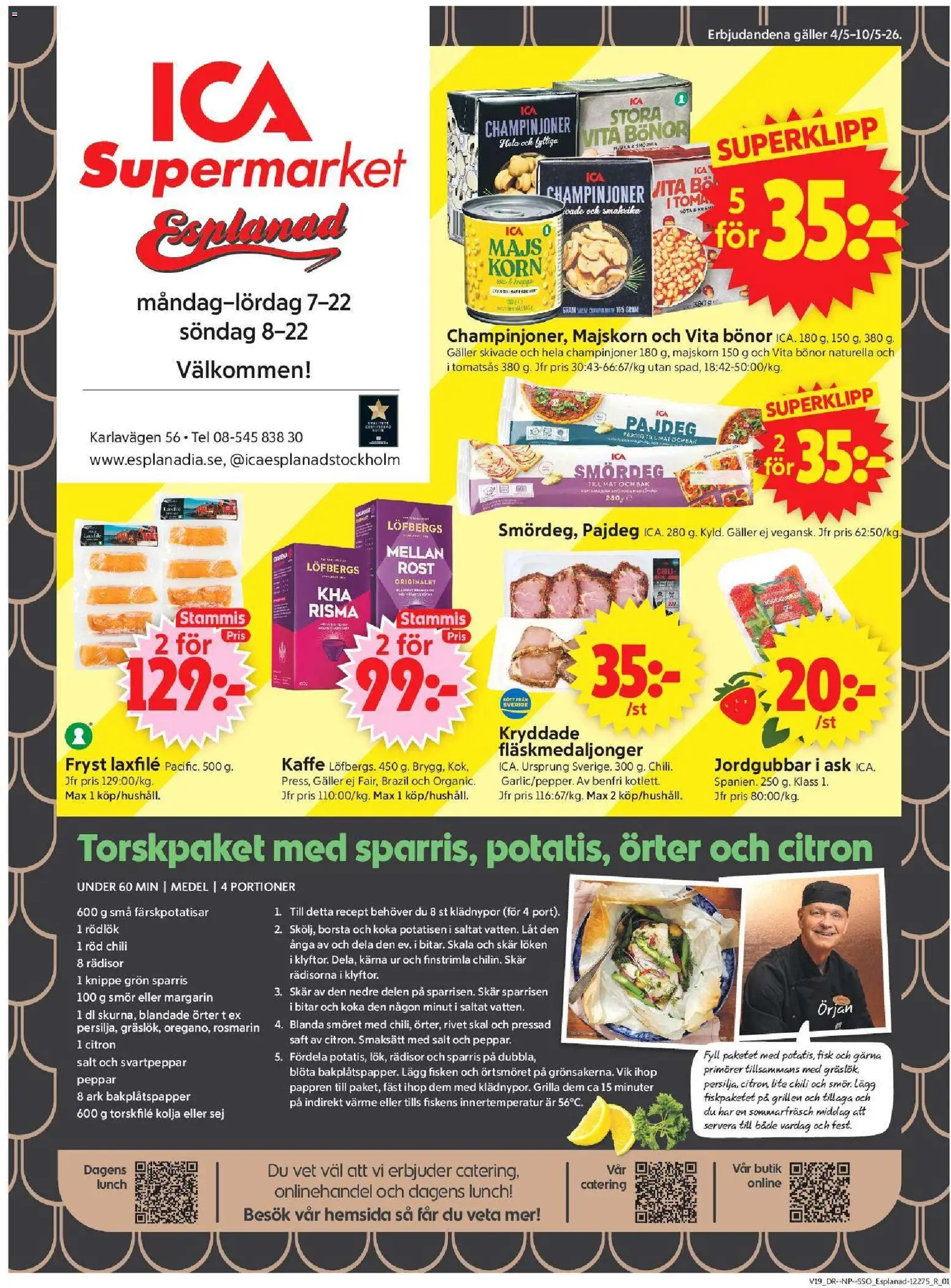 Förhandsgranska reklamblad Stockholm från butik ICA Supermarket gäller från 04/05/2026