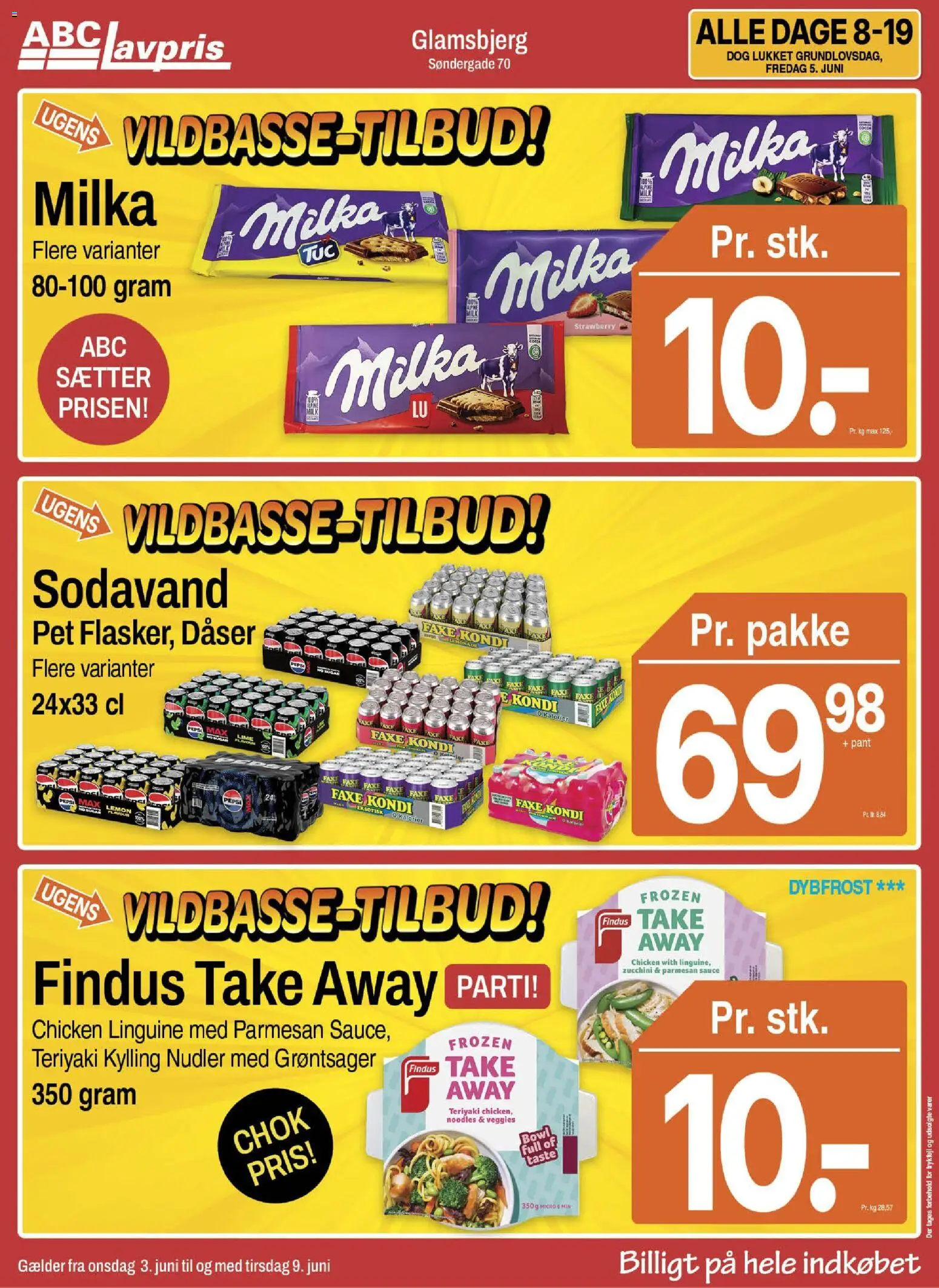 Eksempel på tilbudsavis Abc Lavpris - Glamsbjerg fra butik Abc Lavpris gyldig fra 03/06/2026