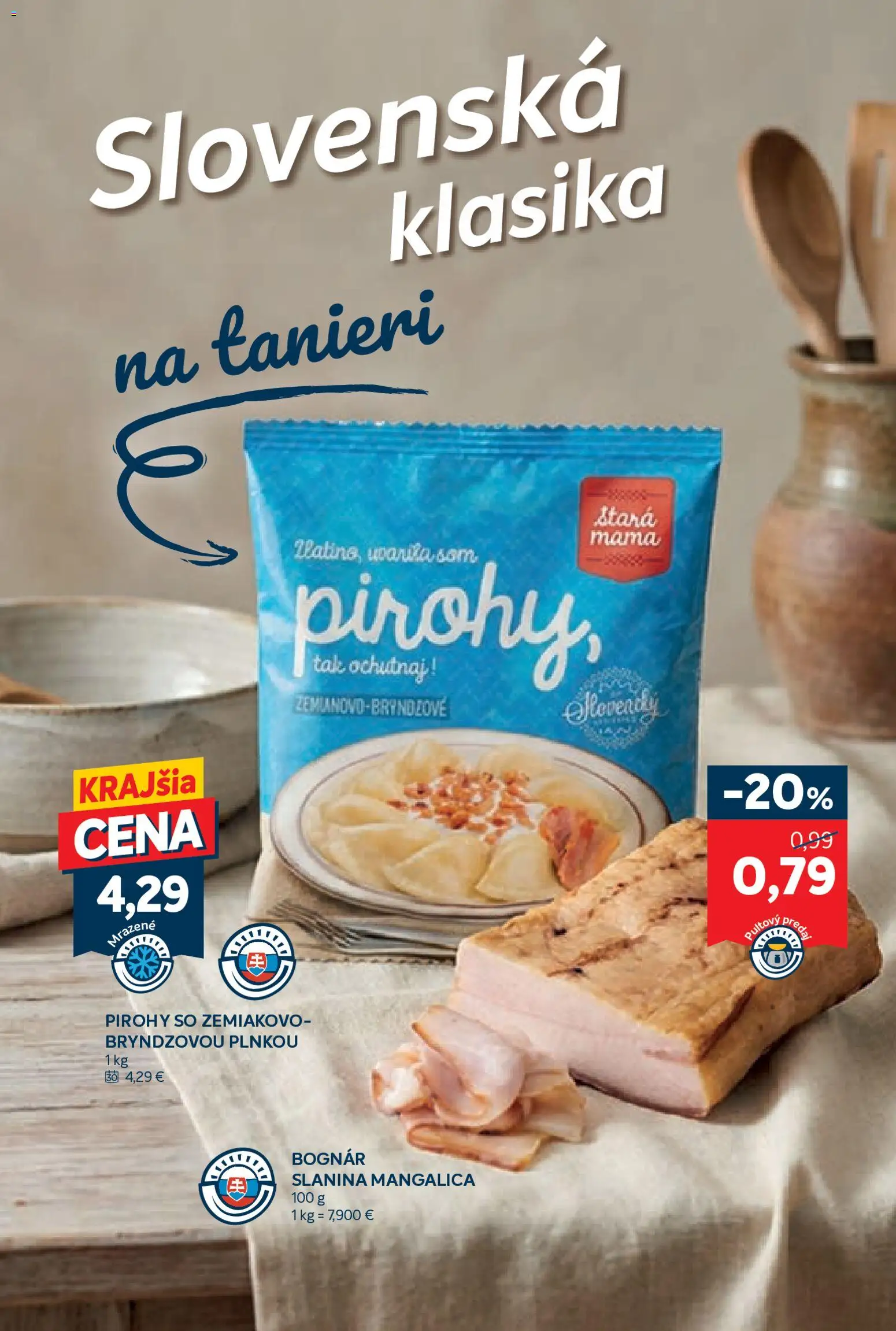 Náhľad Kraj letáku platného od 29.10.2026 - Pirohy, Slanina