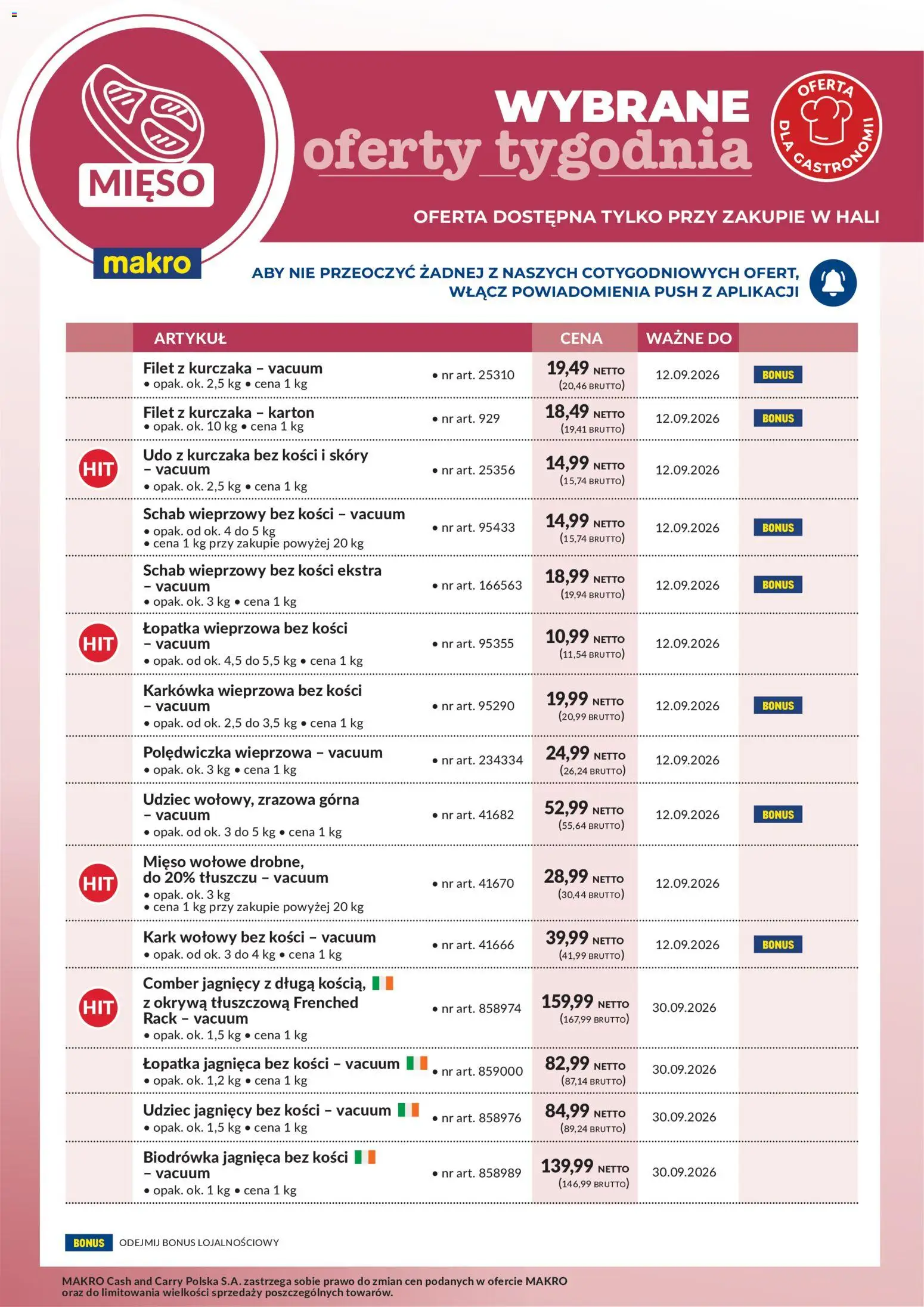 Pogląd gazetki "Makro gazetka - Wybrane oferty tygodnia" ze sklepu Makro ważnej od 07.09.2026