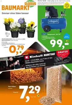 Vorschau von dem Prospekt des Geschäftes Globus Baumarkt, gültig ab dem 12.10.2026