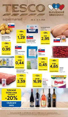 Náhľad Tesco letáku platného od 29.04.2026