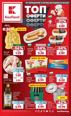 Преглед на Кауфланд брошура София - Топ оферти от магазин Кауфланд - Офертата е валидна от 17.08.2026