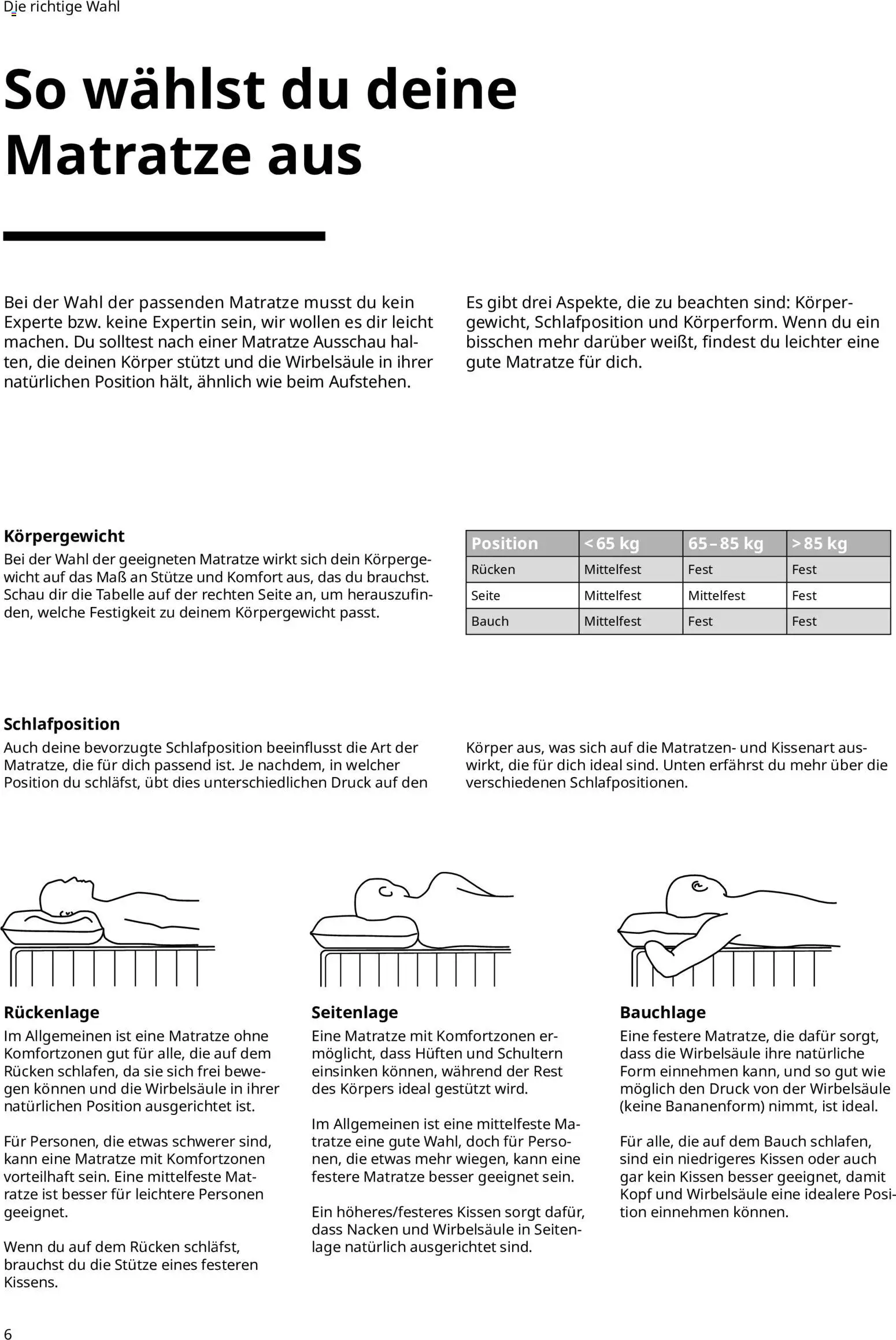 Vorschau von dem Prospekt des Geschäftes Ikea, gültig ab dem 16.09.2026 - Matratze, Kissen