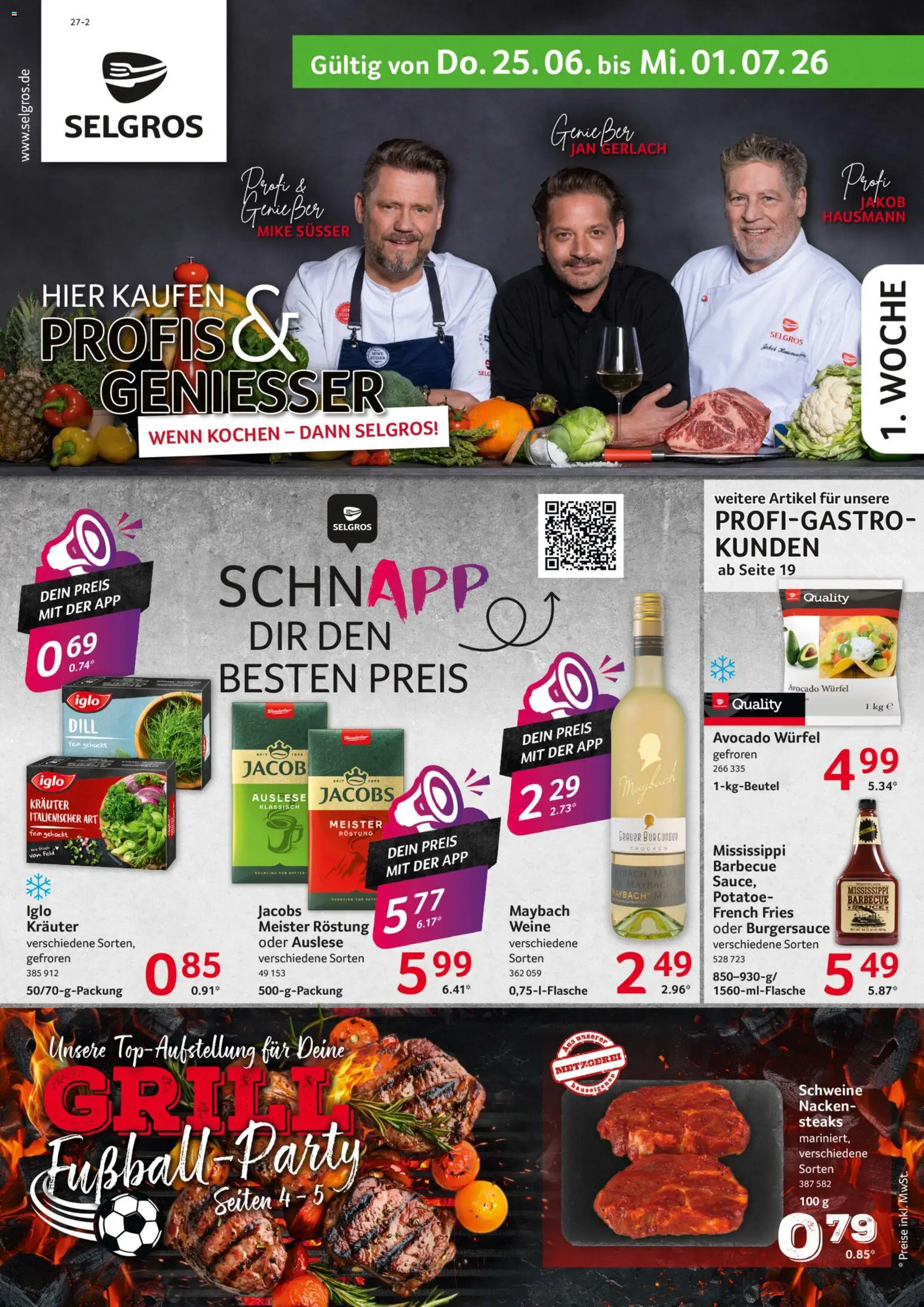 Vorschau von dem Prospekt des Geschäftes Selgros, gültig ab dem 25.06.2026
