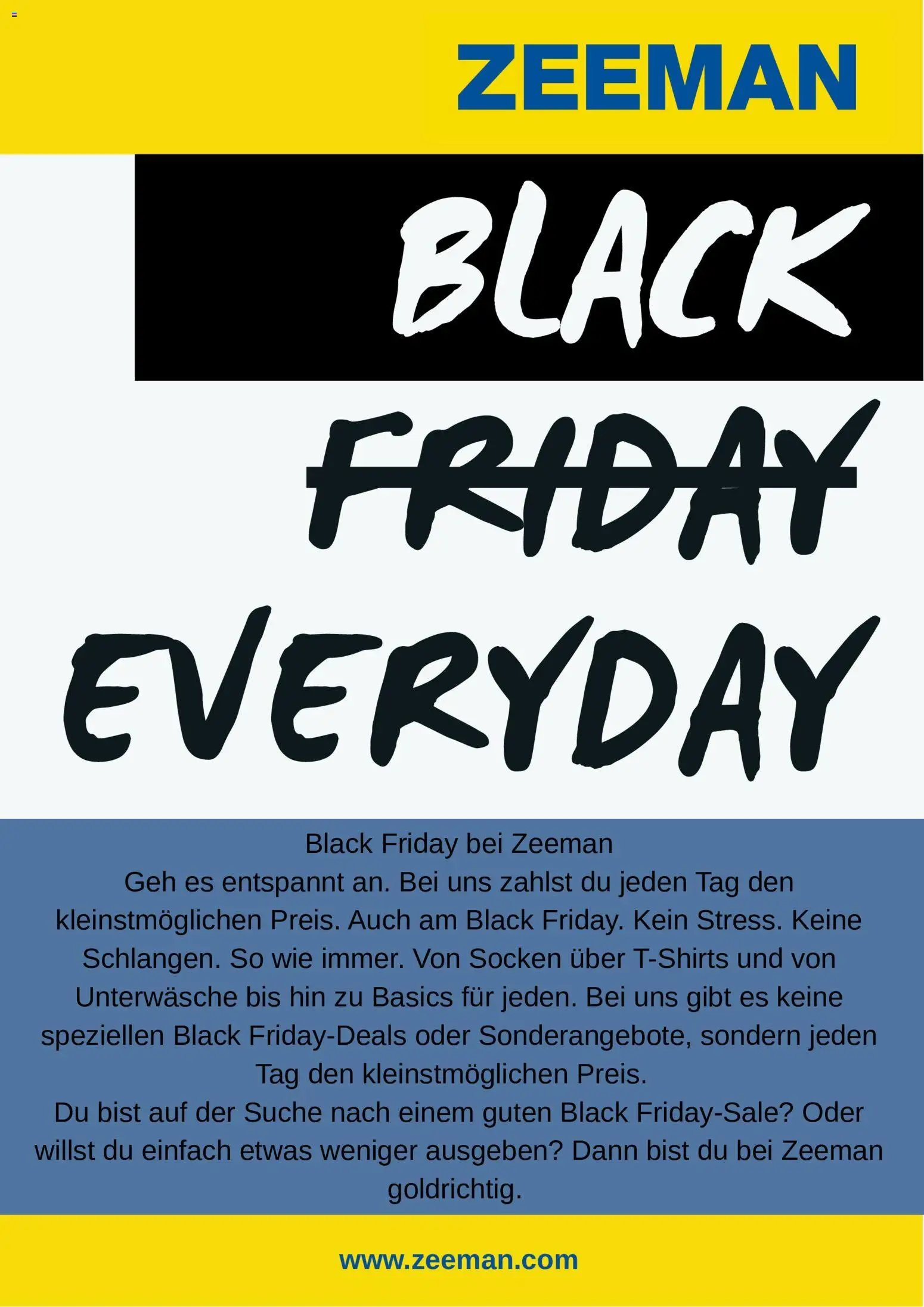 Vorschau von dem Prospekt des Geschäftes Zeeman, gültig ab dem 16.10.2026 - Socken, Unterwäsche