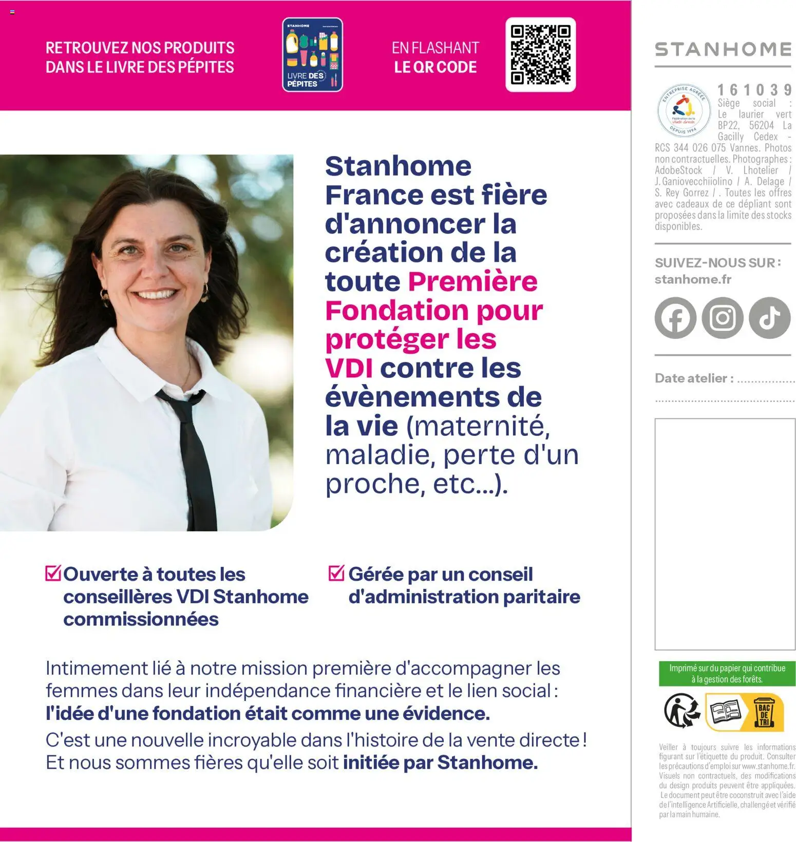 Prévisualisation de Stanhome catalogue du magasin Stanhome formulaire valide 31/08/2026 - Livre