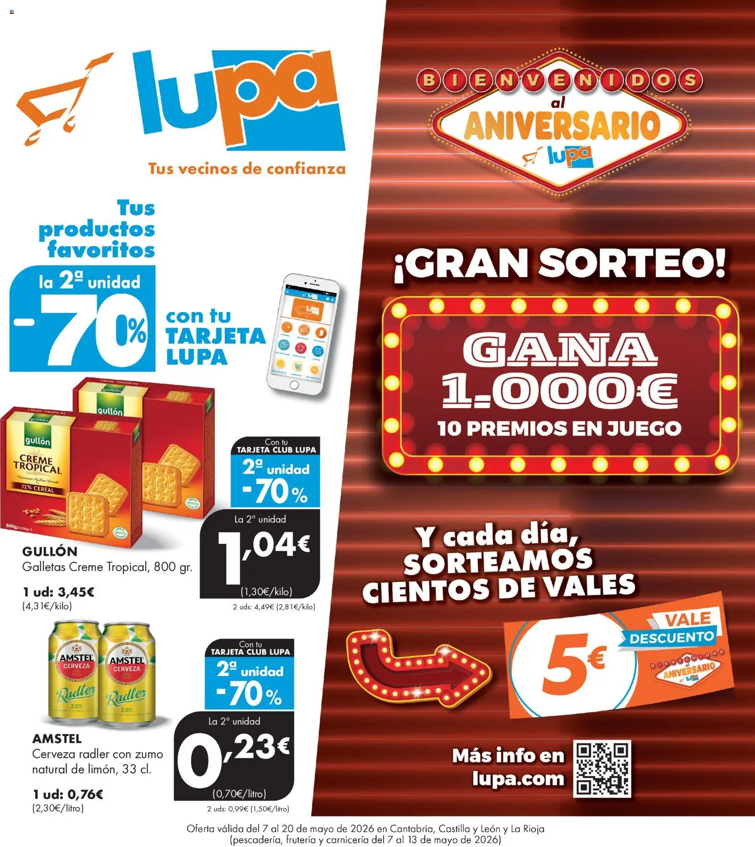 Vista previa del folleto de la tienda Lupa Supermercados válido desde el 07/05/2026 