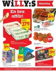 Förhandsgranska reklamblad Willys erbjudanden Hemma från butik Willys gäller från 04/05/2026