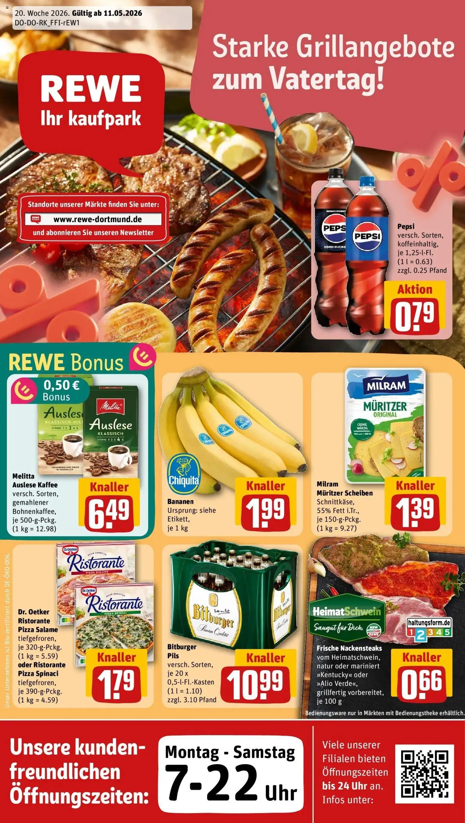Vorschau von dem Prospekt des Geschäftes Rewe, gültig ab dem 10.05.2026