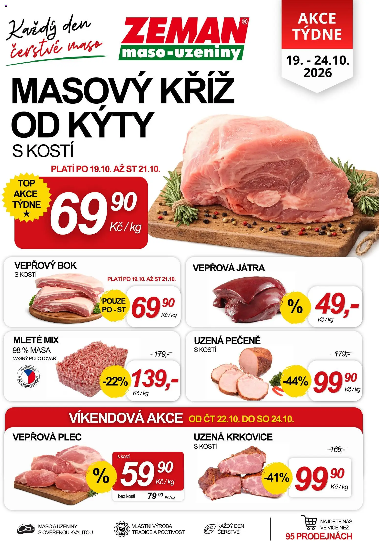 Prodejny Zeman Týniště nad Orlicí - Aktuální leták + otevírací doba