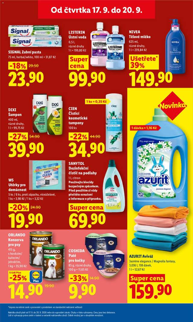 Nový Lidl leták od 17.09.