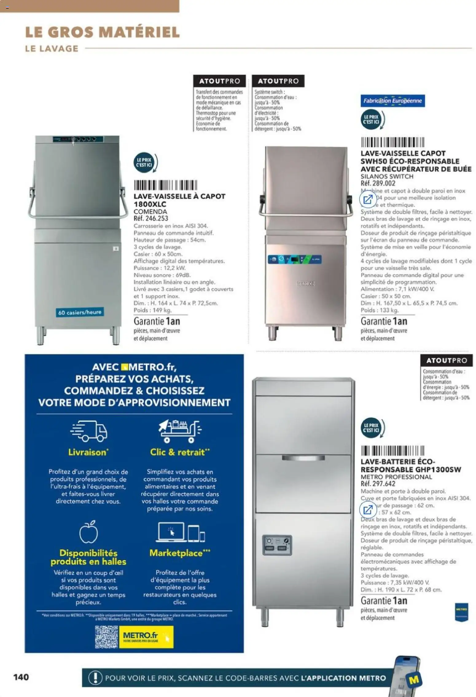 Prévisualisation de Boulangers Pâtissiers du magasin METRO formulaire valide 30/04/2026 - Alimentation, Livre, Porte, Vaisselle, Poids, Casier, Détergent, Couverts