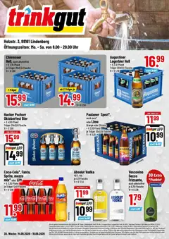 Vorschau von dem Prospekt des Geschäftes Trinkgut, gültig ab dem 14.09.2026