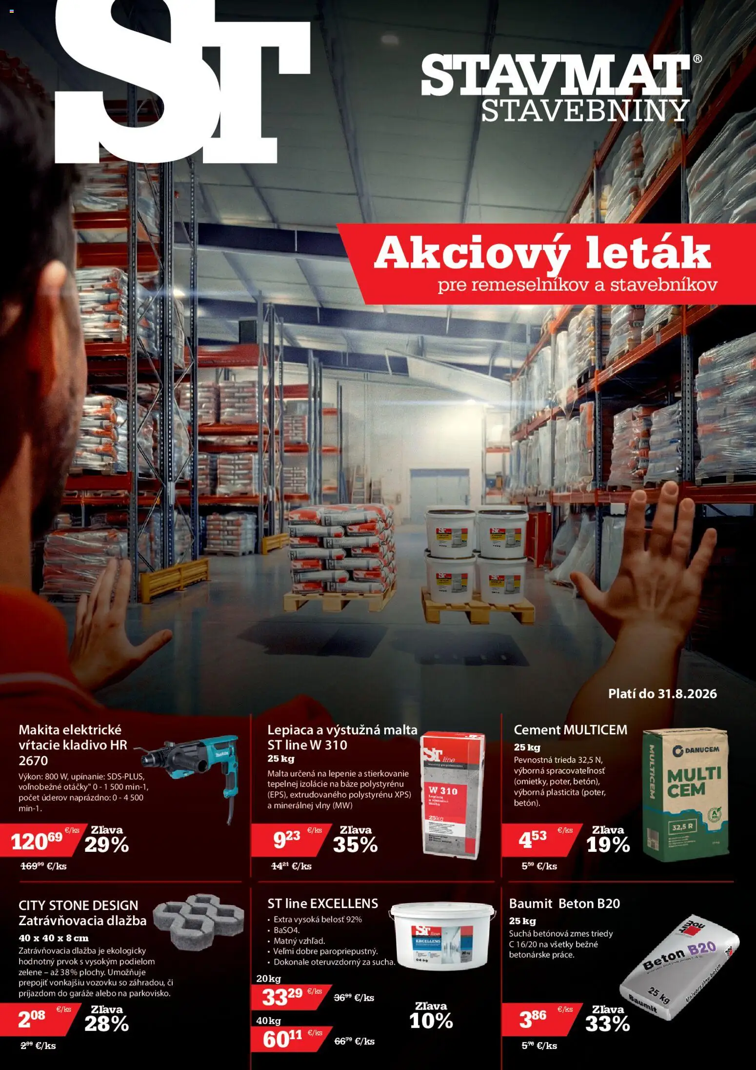 Náhľad STAVMAT STAVEBNINY letáku platného od 06.07.2026
