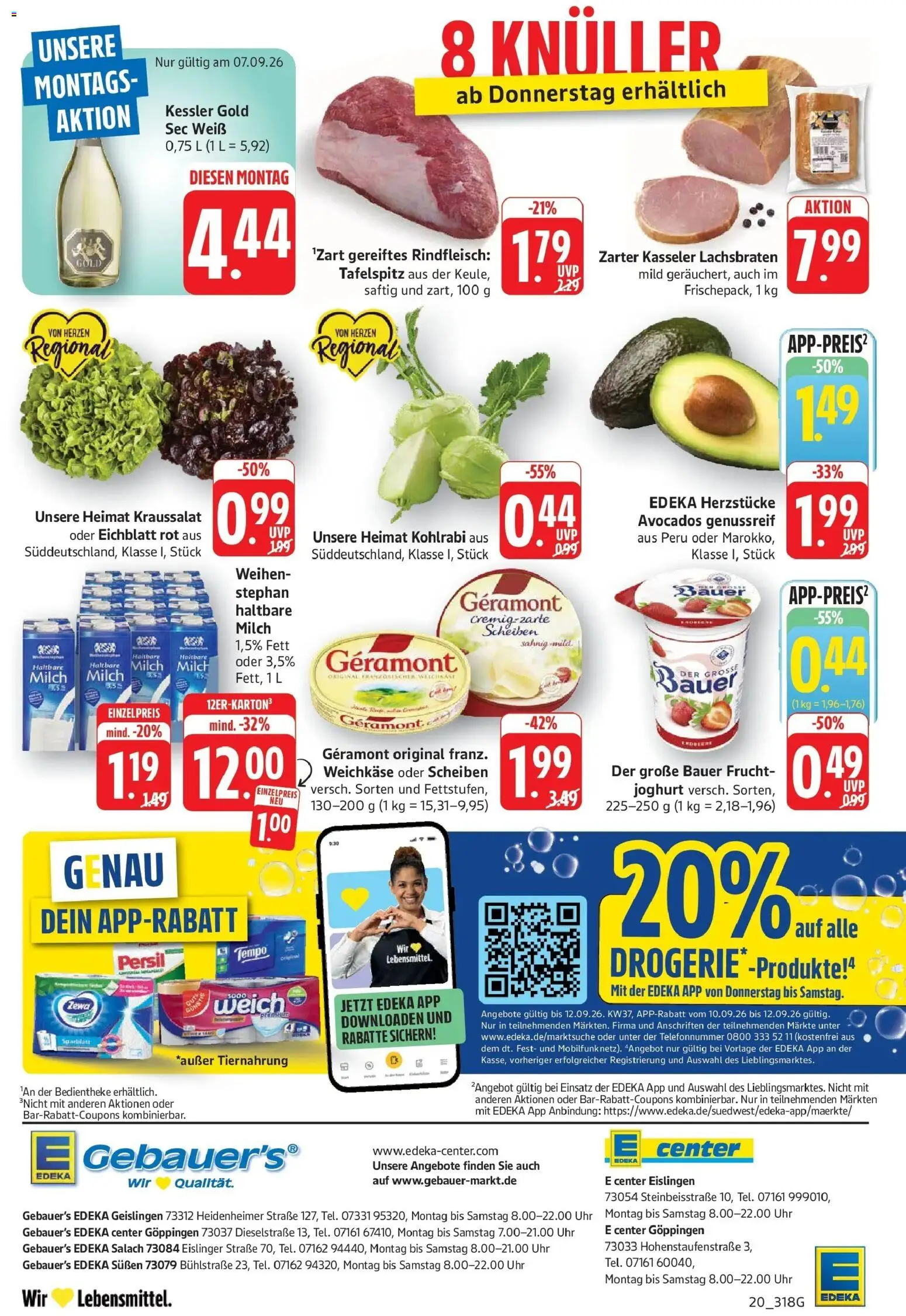 Vorschau von dem Prospekt des Geschäftes Edeka, gültig ab dem 07.09.2026