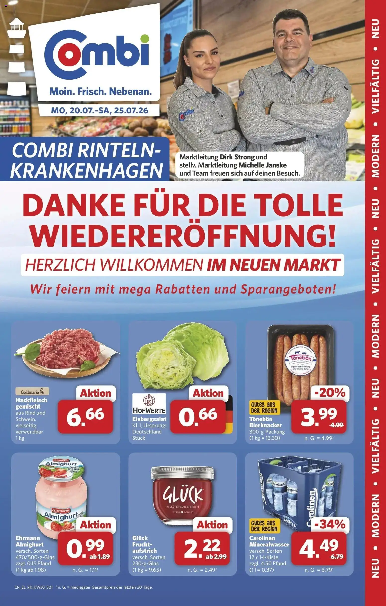 Vorschau von dem Prospekt des Geschäftes Combi, gültig ab dem 20.07.2026