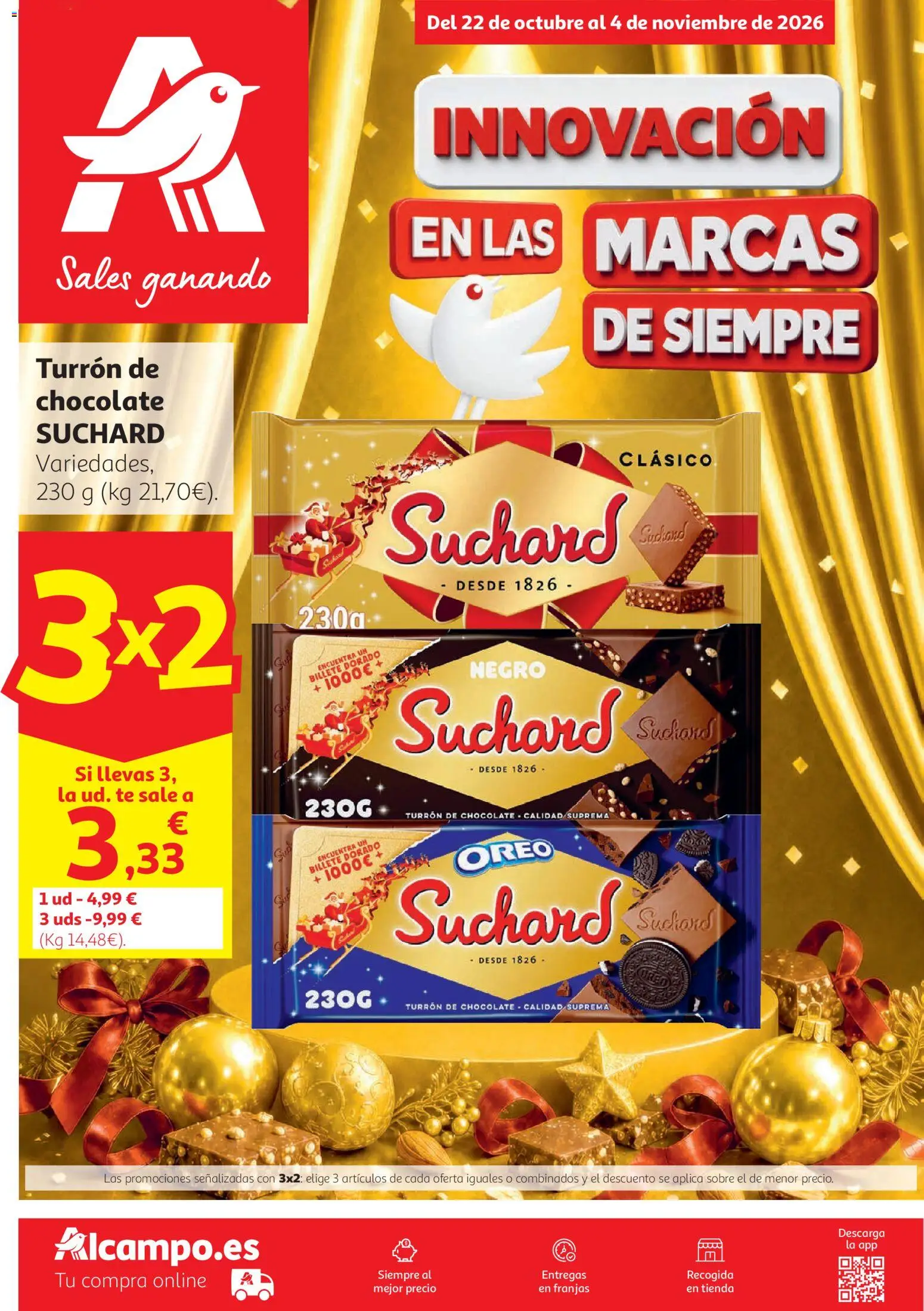 Vista previa del folleto de la tienda Alcampo válido desde el 22/10/2026 - Chocolate, Té, Oreo