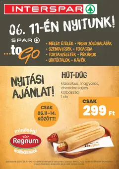 Interspar - Interspar Veszprém toGo nyitás megtekintése, amely érvényes 2026.06.11.-től