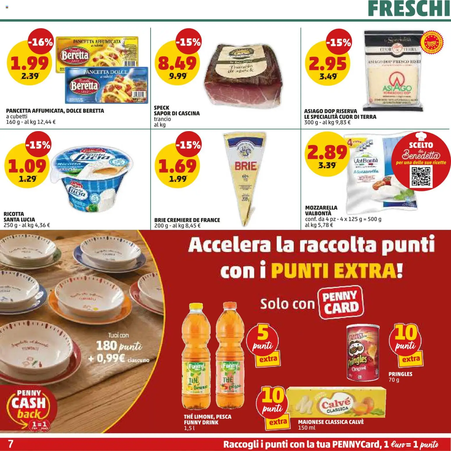 Anteprima dell'opuscolo PENNY volantino dal negozio PENNY valido da 10/09/2026 - The, Terra, Pesca, Ricotta, Speck, Maionese, Pancetta, Specialità