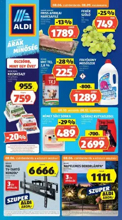 Aldi - Aldi aktuális akciós újság megtekintése, amely érvényes 2026.08.06.-től
