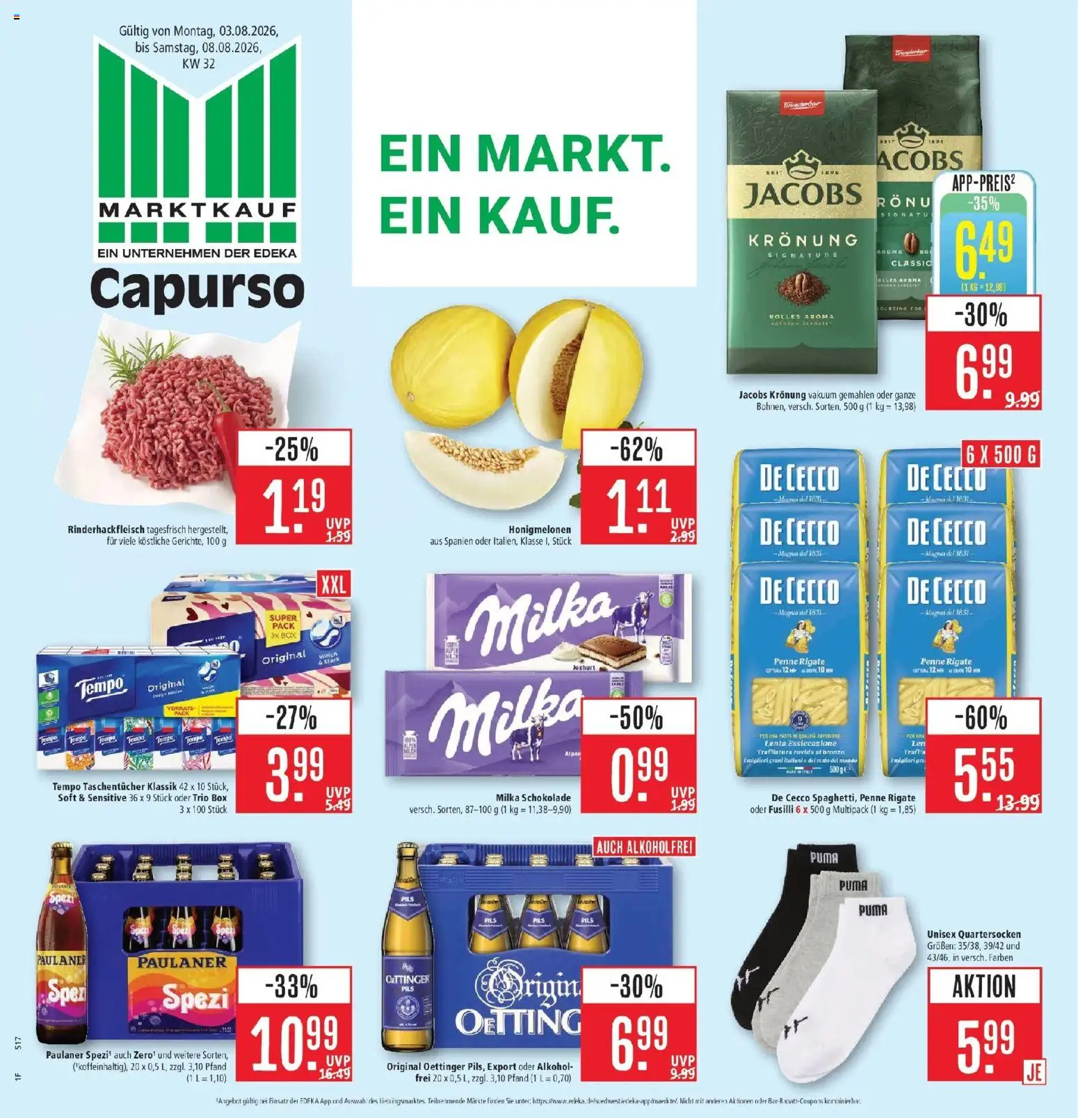 Vorschau von dem Prospekt des Geschäftes Marktkauf, gültig ab dem 03.08.2026