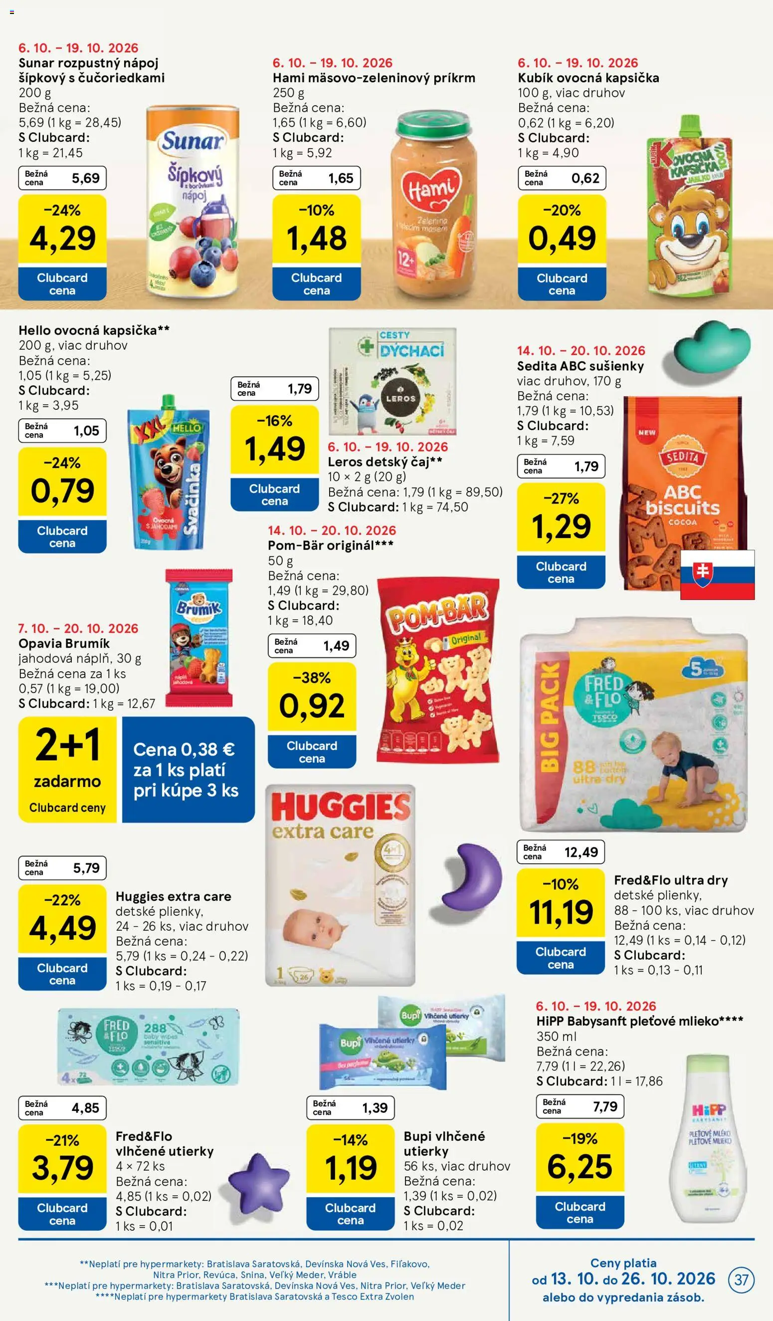 Náhľad Tesco letáku platného od 14.10.2026