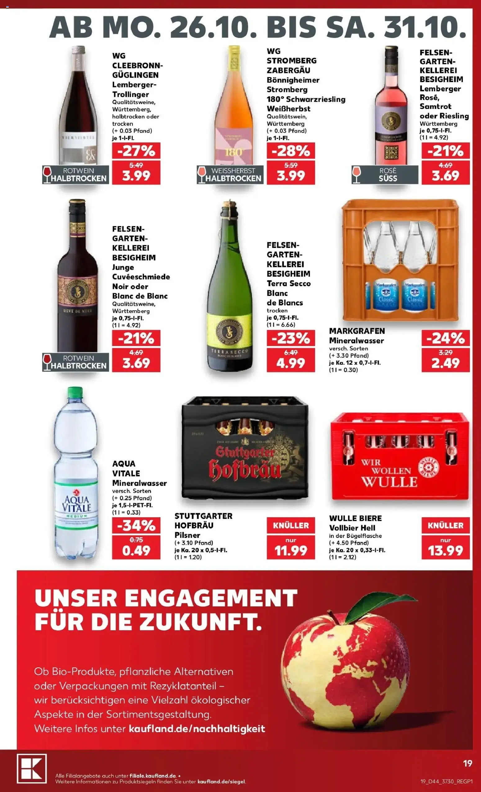 Vorschau von dem Prospekt des Geschäftes Kaufland, gültig ab dem 26.10.2026