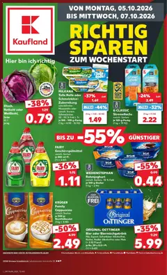Vorschau von dem Prospekt des Geschäftes Kaufland, gültig ab dem 05.10.2026