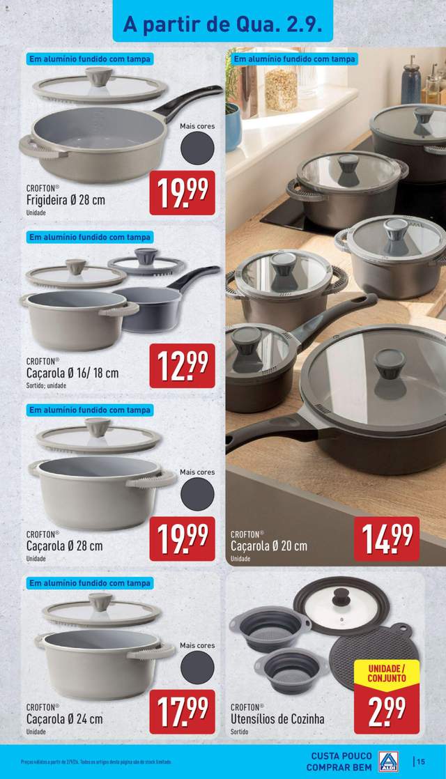 Novo folheto Aldi a partir de 31/08