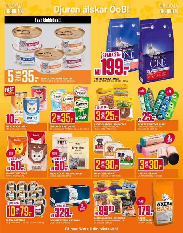 Nytt ÖoB reklamblad från 13/07
