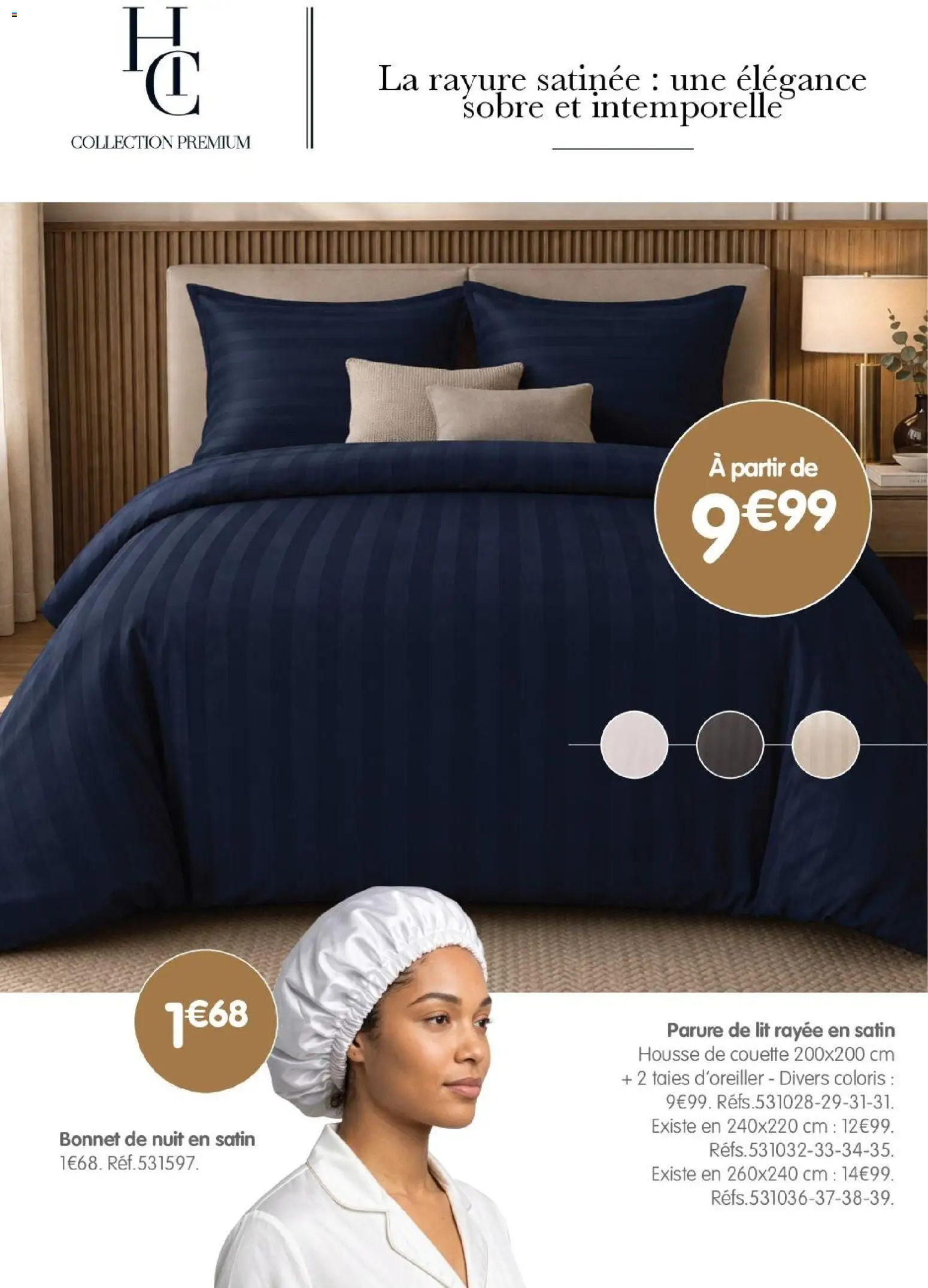 Prévisualisation de B&M - Catalogue Collection Premium du magasin B&M formulaire valide 03/09/2026 - Lit, Housse de couette, Bonnet, Parure de lit, Couette