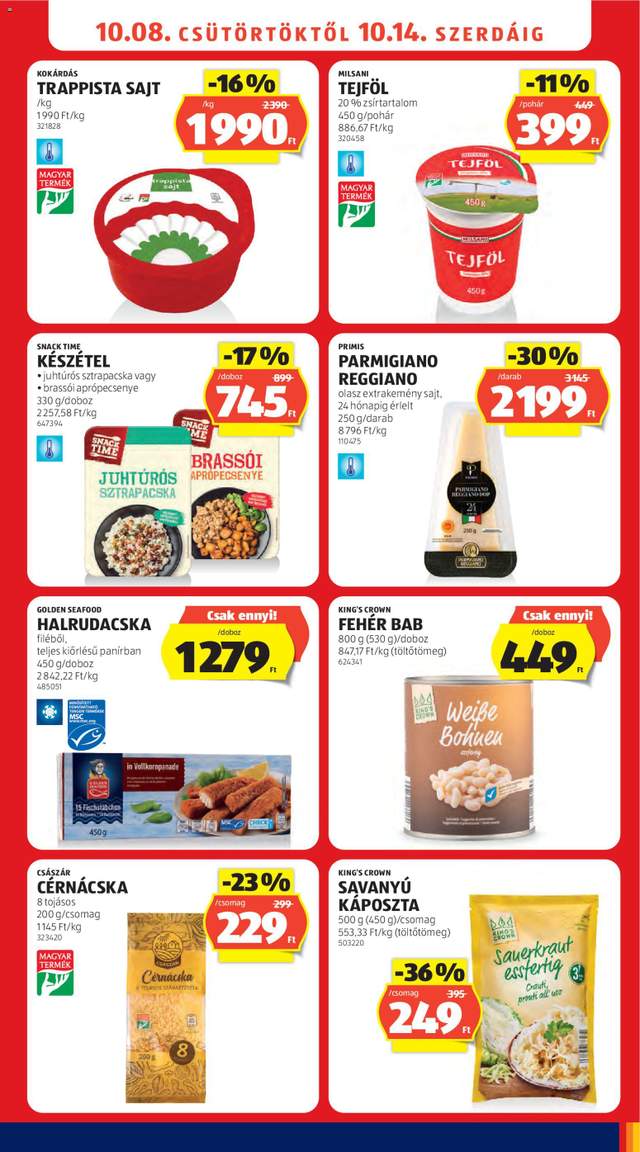 Új Aldi akciós újság 10.08.