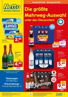 Vorschau von dem Prospekt des Geschäftes Netto Marken-Discount, gültig ab dem 02.11.2026