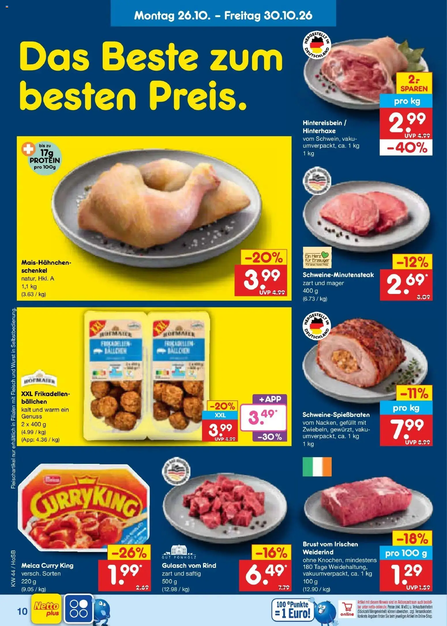 Vorschau von dem Prospekt des Geschäftes Netto Marken-Discount, gültig ab dem 26.10.2026