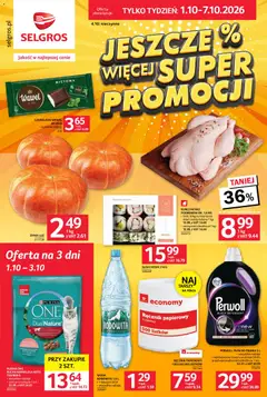 Pogląd gazetki "Selgros cash&carry gazetka - Jeszcze więcej super promocji" ze sklepu Selgros cash&carry ważnej od 01.10.2026