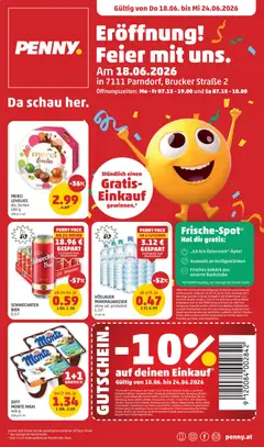 Vorschau der Angebote: Penny Markt Penny Markt Eröffnung in 7111 Parndorf gültig ab 18.06.2026