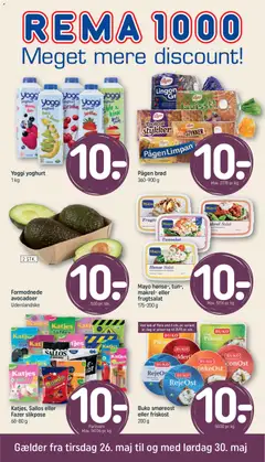 Eksempel på tilbudsavis Rema 1000 - Tilbudsavis uge 22 fra butik Rema 1000 gyldig fra 26/05/2026