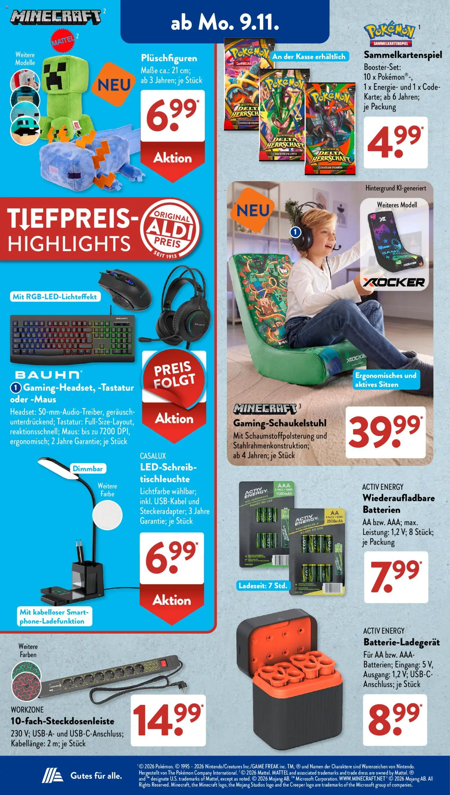 Vorschau von dem Prospekt des Geschäftes Aldi Süd, gültig ab dem 09.11.2026