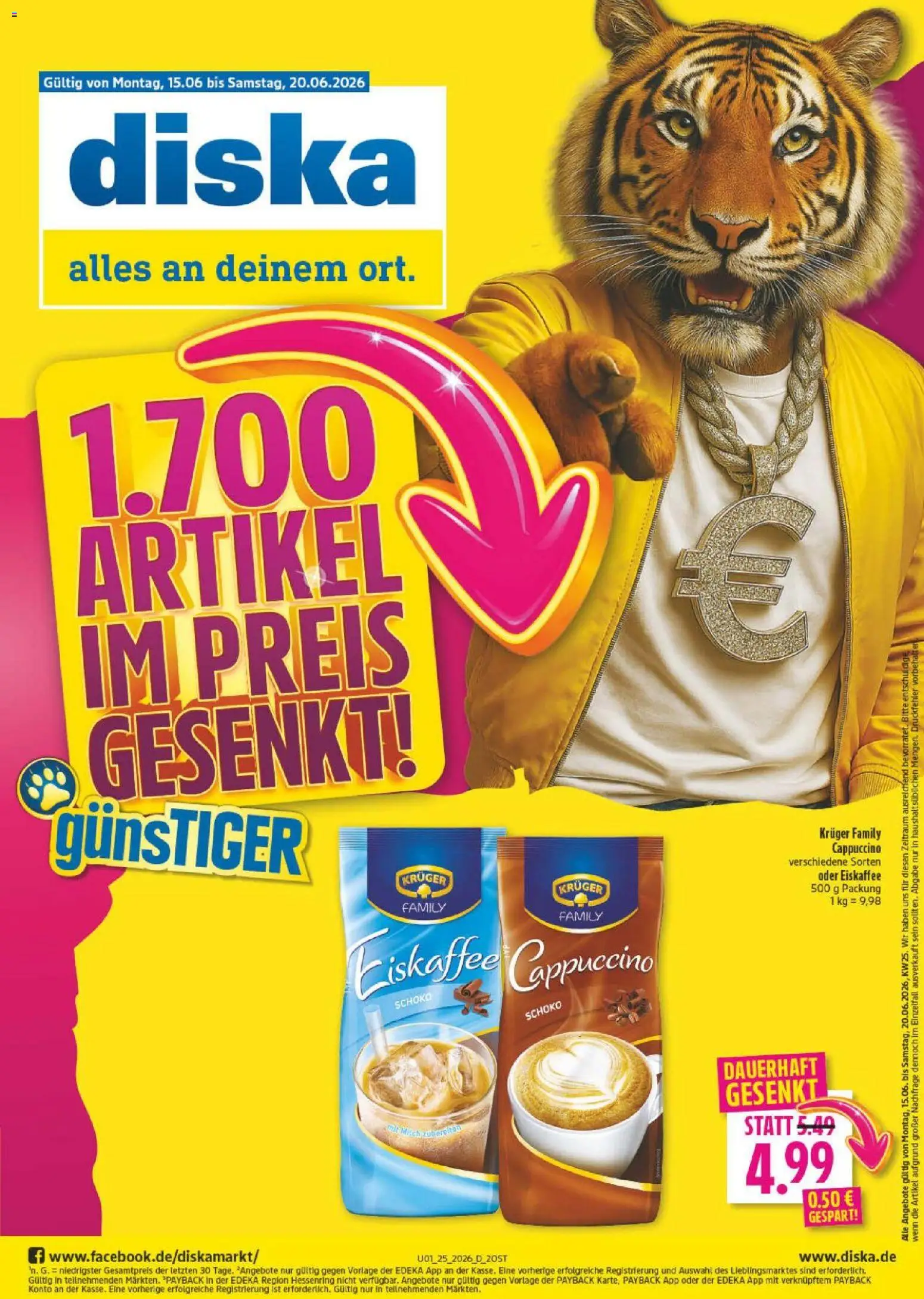 Vorschau von dem Prospekt des Geschäftes Diska, gültig ab dem 15.06.2026