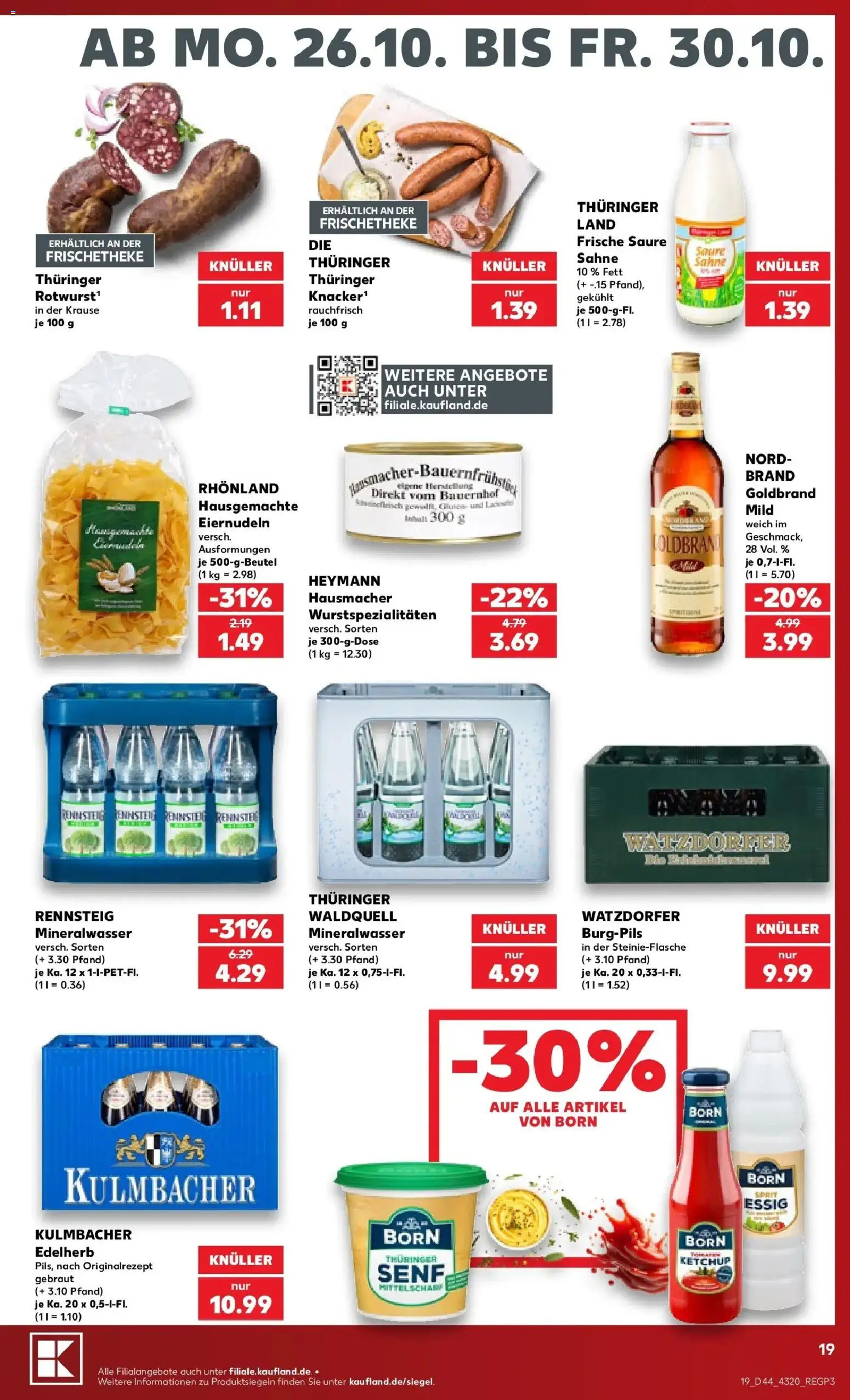 Vorschau von dem Prospekt des Geschäftes Kaufland, gültig ab dem 26.10.2026