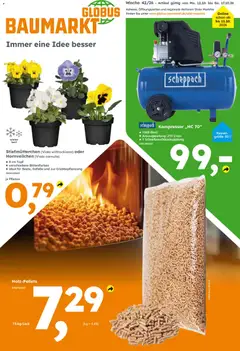 Vorschau von dem Prospekt des Geschäftes Globus Baumarkt, gültig ab dem 12.10.2026